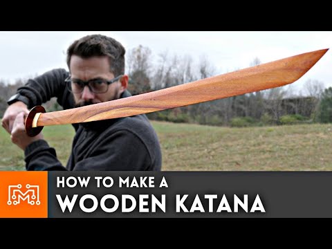 Thumbnail for How to make a Wooden Katana from hardwood flooring // Woodworking | I Like To Make Stuff
