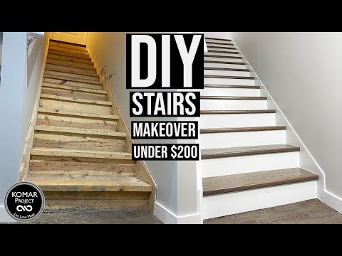 Thumbnail for DIY Stairs Makeover for Under $200 with Full Cost Breakdown!!